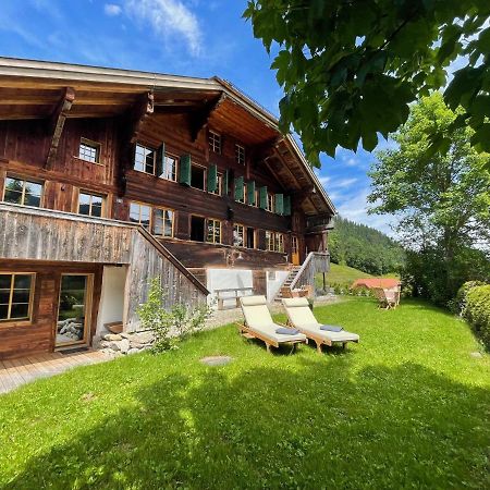 Alpen Charme - Chalet D'Hotes Et Spa Gsteig Buitenkant foto