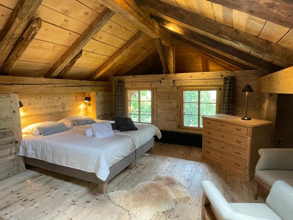 Alpen Charme - Chalet D'Hotes Et Spa Gsteig Buitenkant foto