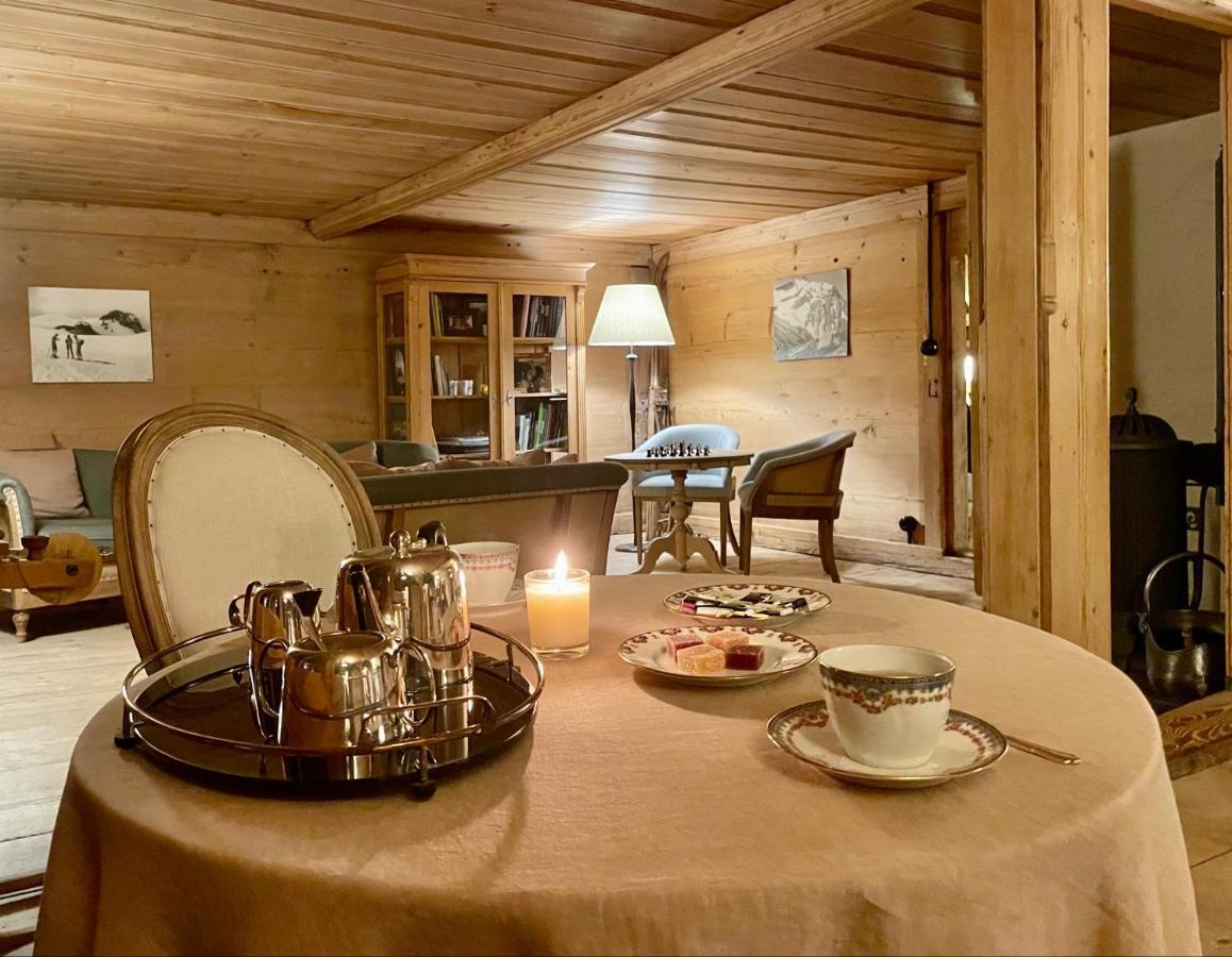 Alpen Charme - Chalet D'Hotes Et Spa Gsteig Buitenkant foto
