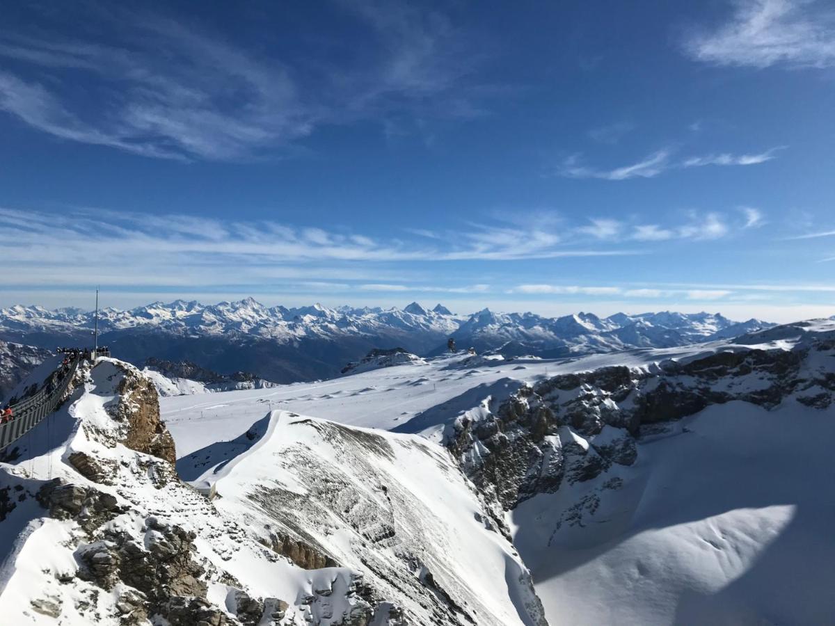 Alpen Charme - Chalet D'Hotes Et Spa Gsteig Buitenkant foto