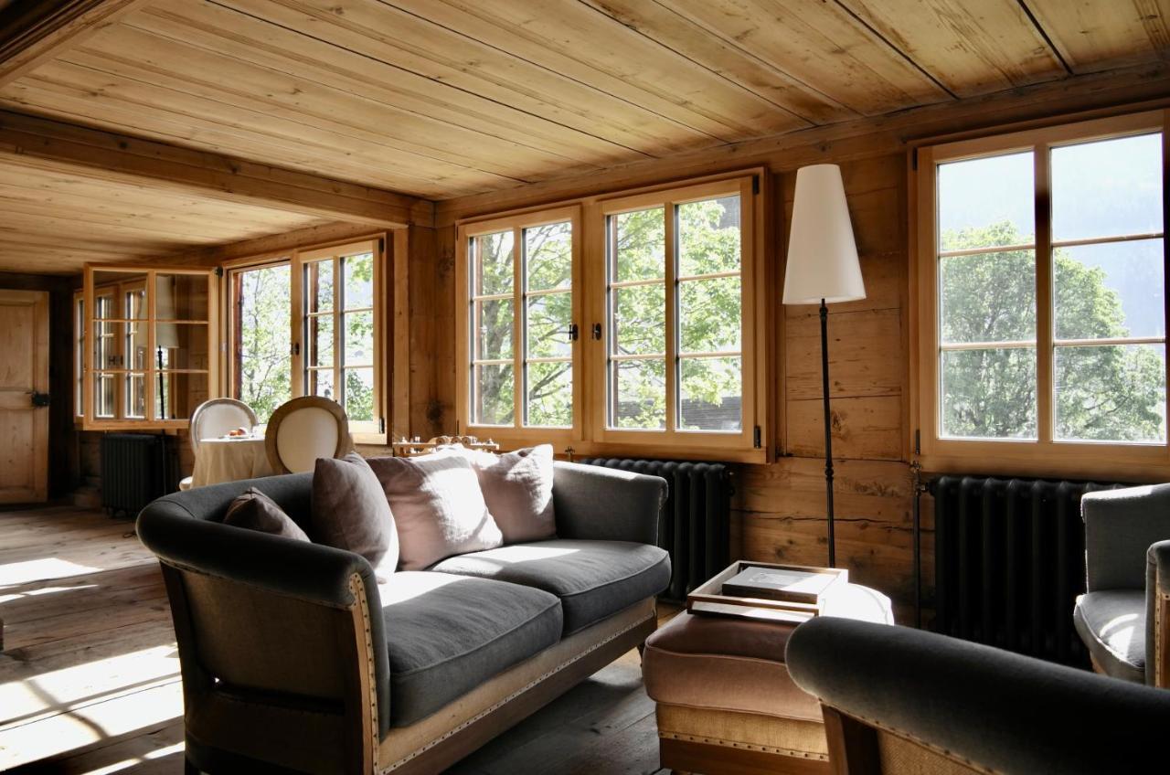 Alpen Charme - Chalet D'Hotes Et Spa Gsteig Buitenkant foto